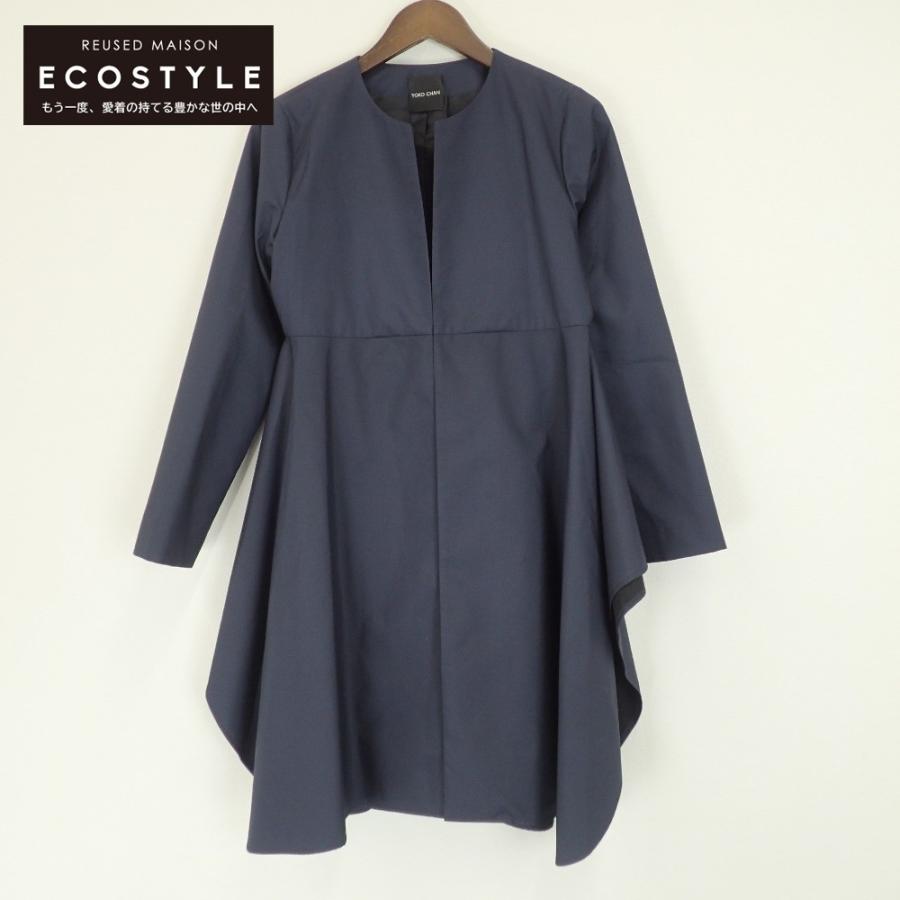 YOKO CHAN ヨーコチャン YCC-116-054 Asymmetrick Tuck Coat ノー 