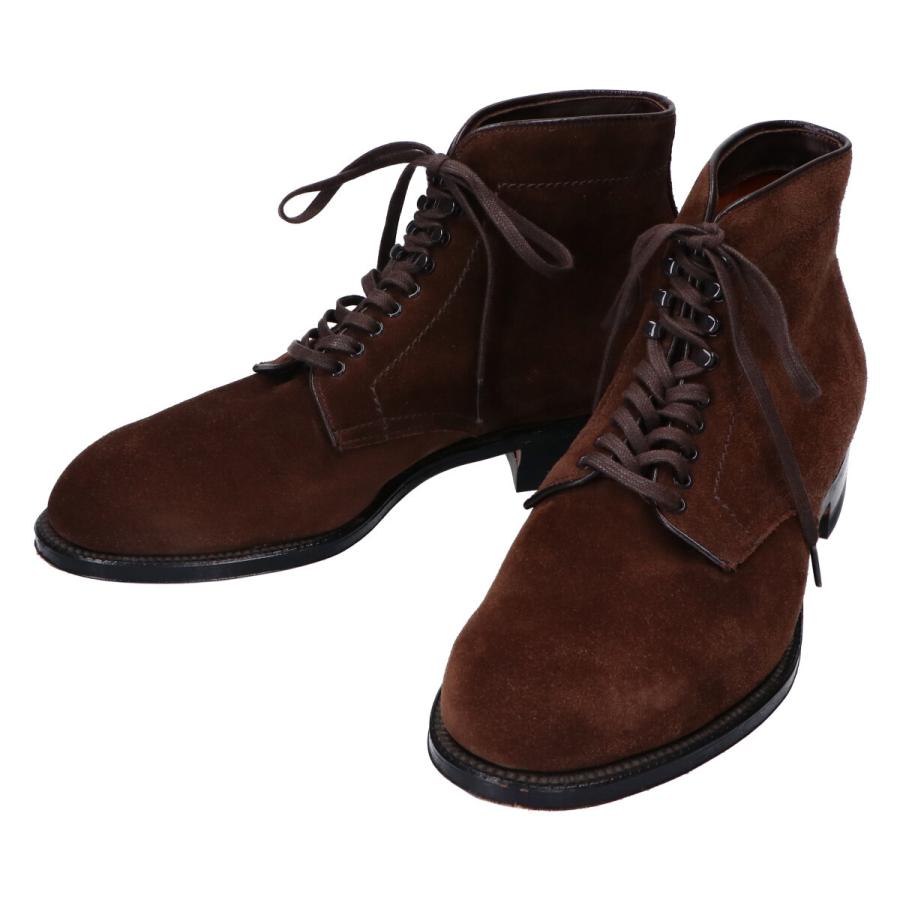 ALDEN 美品 Alden オールデン N4804H スエード プレーントゥブーツ 