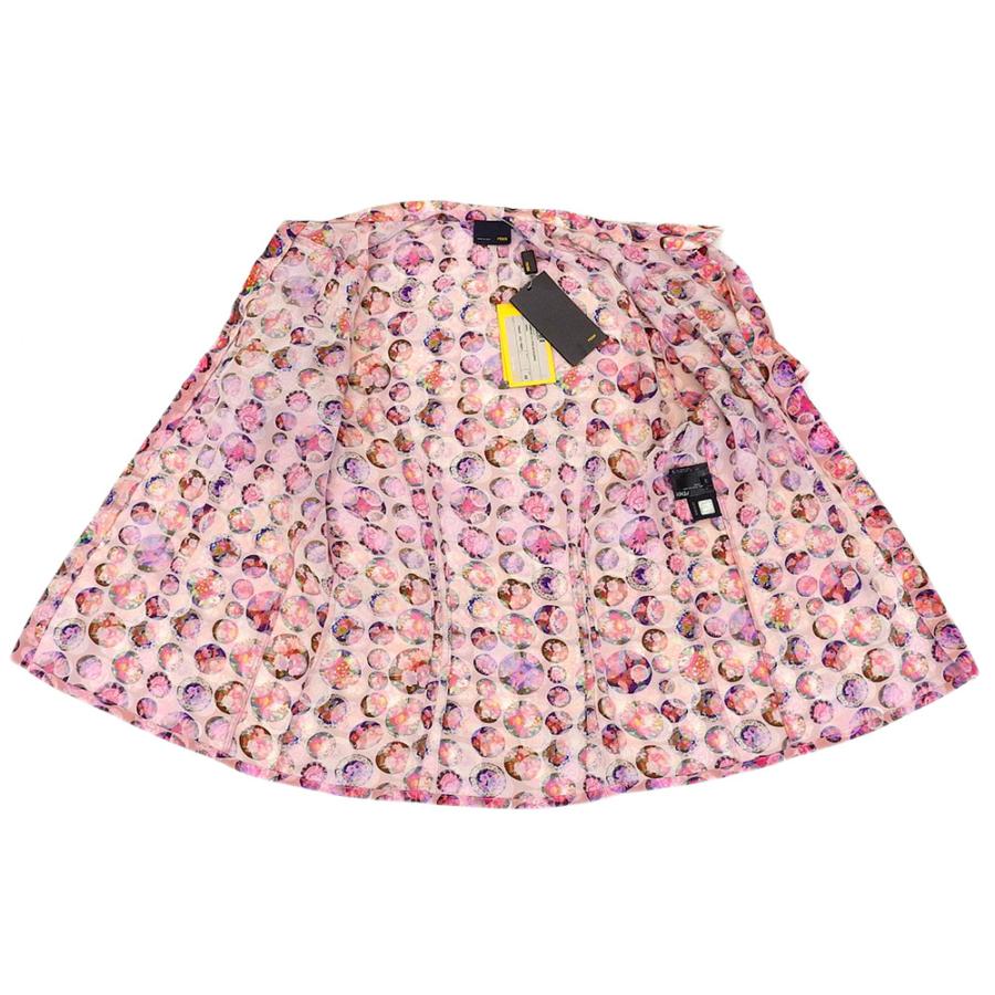 FENDI 新品同様 フェンディ シルク 総柄 シャツブラウス レディース 