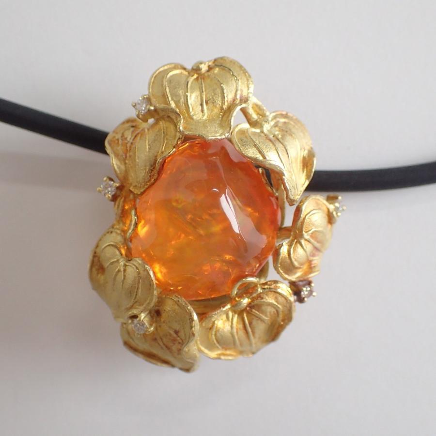 日笠計 Kei's Collection 053366 K18刻印 メキシコオパール 10.30ct