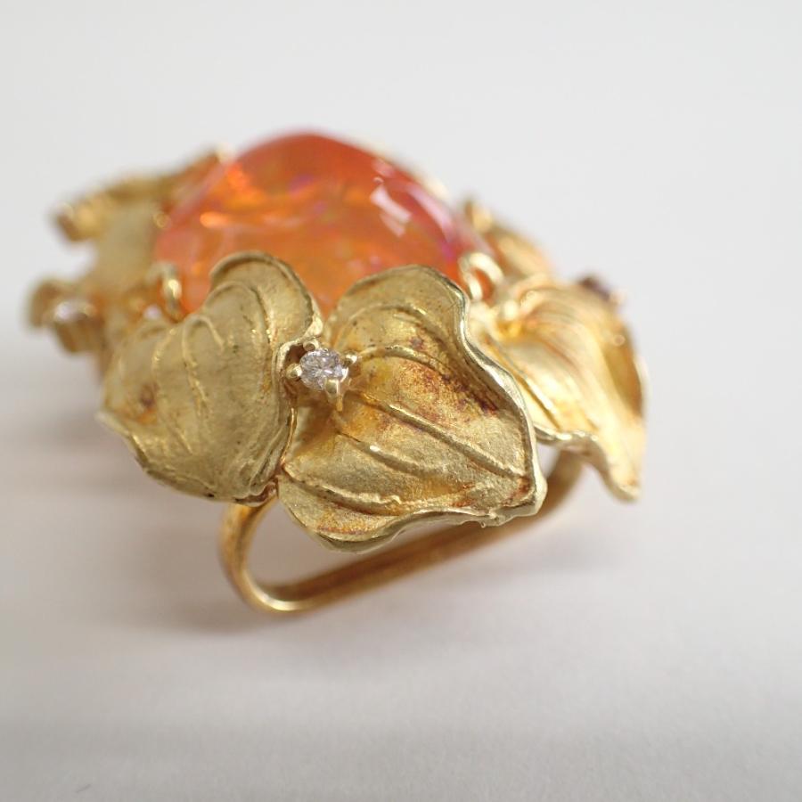 日笠計 Kei's Collection 053366 K18刻印 メキシコオパール 10.30ct