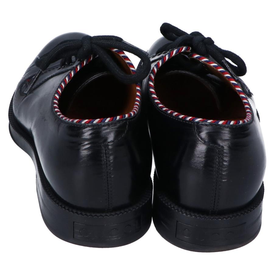 GUCCI（グッチ） 523278 トリコロールステッチ 外羽根 レザープレーン