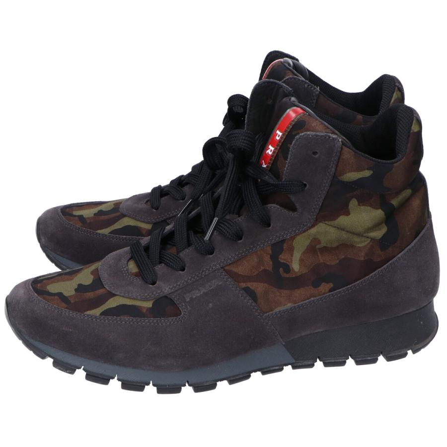 美品 PRADA SPORT プラダスポーツ 4T2790 カモフラージュ柄ナイロン 