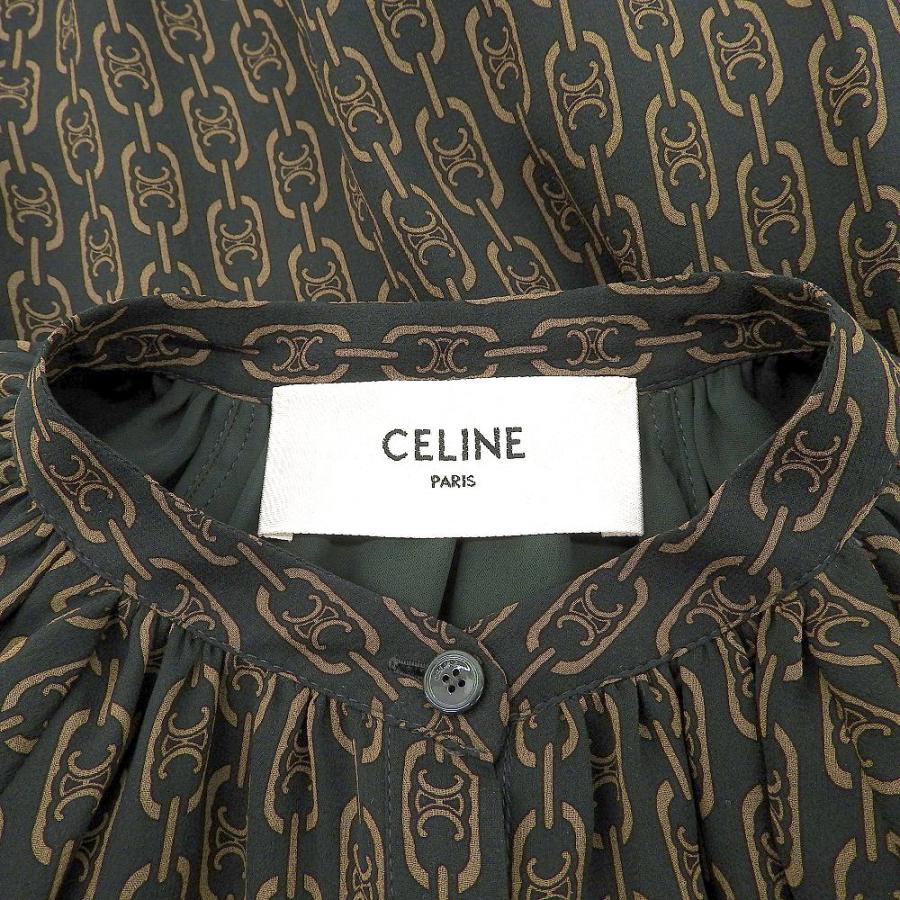 CELINE 国内正規/美品/ セリーヌ 2R091378H シルク100％ トリオンフ 