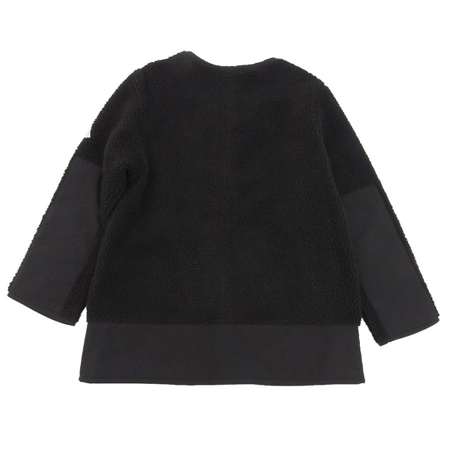 美品 Cape HEIGHTS ケープハイツ ノーカラー ロング フリース 
