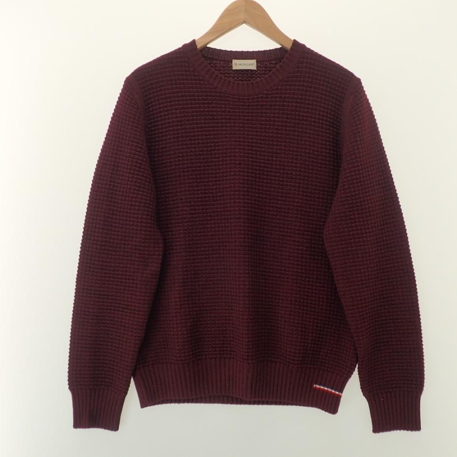 国内正規/19年製 MONCLER モンクレール MAGLIONE TRICOT ウール クルー 