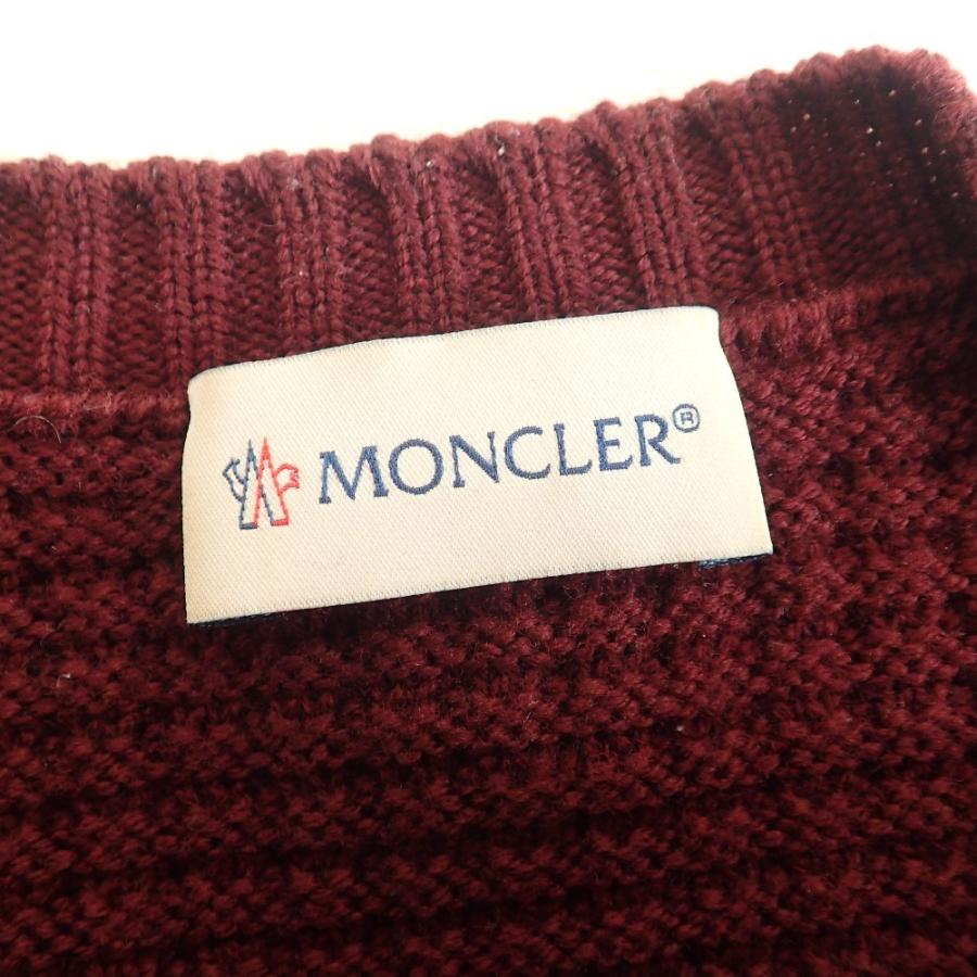 国内正規/19年製 MONCLER モンクレール MAGLIONE TRICOT ウール クルー 
