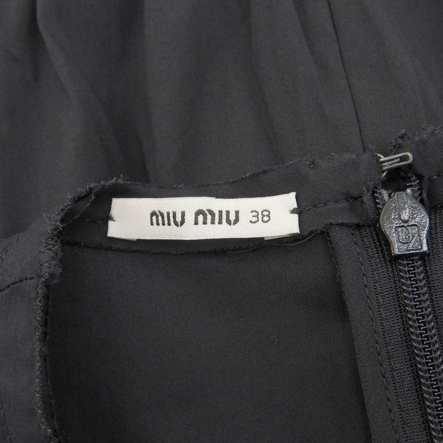 miu miu（ミュウミュウ） ノースリーブ フリルワンピース レディース