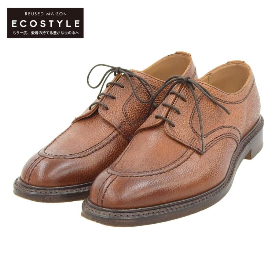 美品 チーニー CHEANEY グレインカーフ ニュートン Uチップダービー 