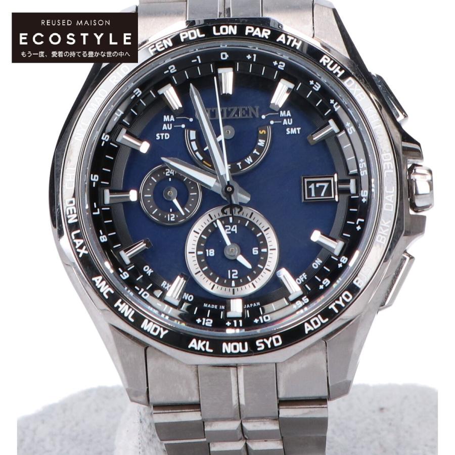 美品！シチズン アテッサ「AT9090-53L」ダブルダイレクトフライト！チタン CITIZEN（シチズン） AT9090-53L Cal.H820 ATTESA アテッサ ダブル
