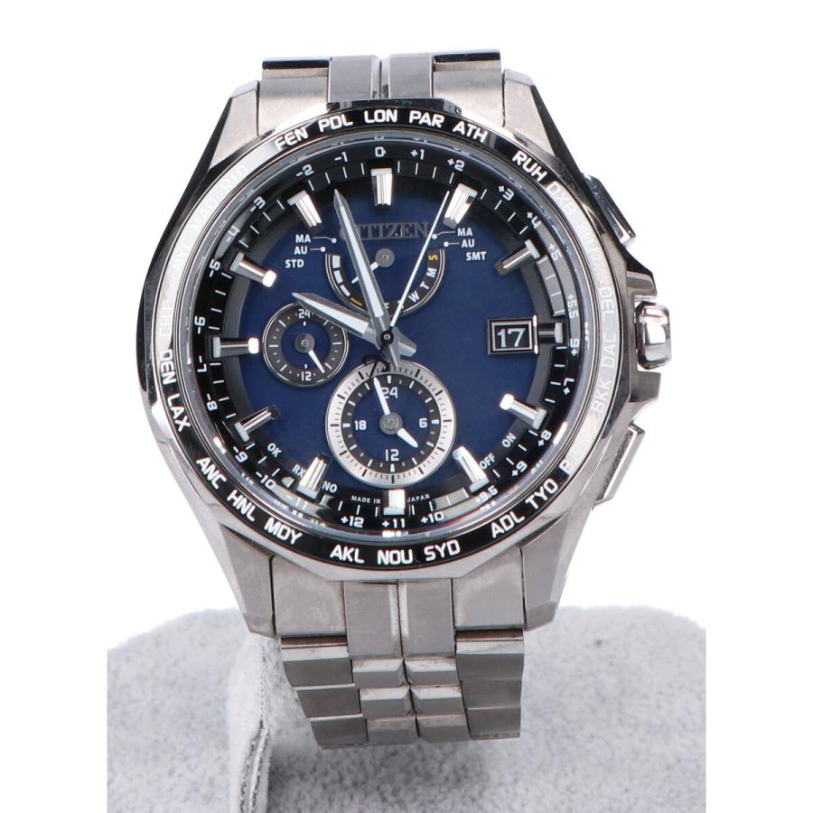 美品！シチズン アテッサ「AT9090-53L」ダブルダイレクトフライト！チタン CITIZEN（シチズン） AT9090-53L Cal.H820 ATTESA アテッサ ダブル