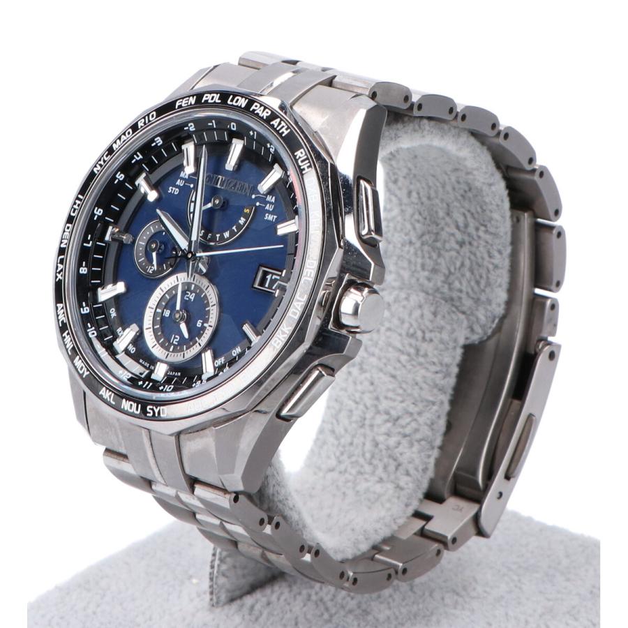 美品！シチズン アテッサ「AT9090-53L」ダブルダイレクトフライト！チタン CITIZEN（シチズン） AT9090-53L Cal.H820 ATTESA アテッサ ダブル