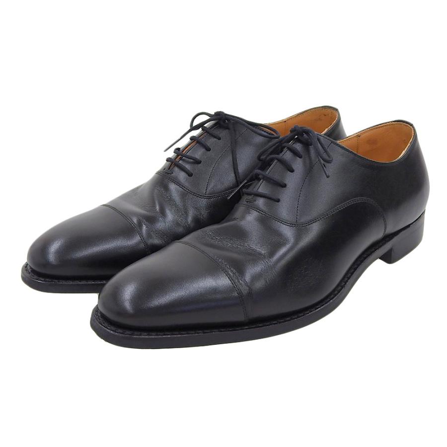 美品 SCOTCH GRAIN スコッチグレイン 内羽根 ストレートチップシューズ 