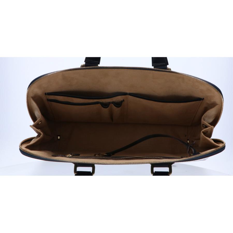 GANZO ブライドルレザー　ブリーフケース GANZO ガンゾ 57294-86 ブライドルレザー ブリーフケース ネイビー