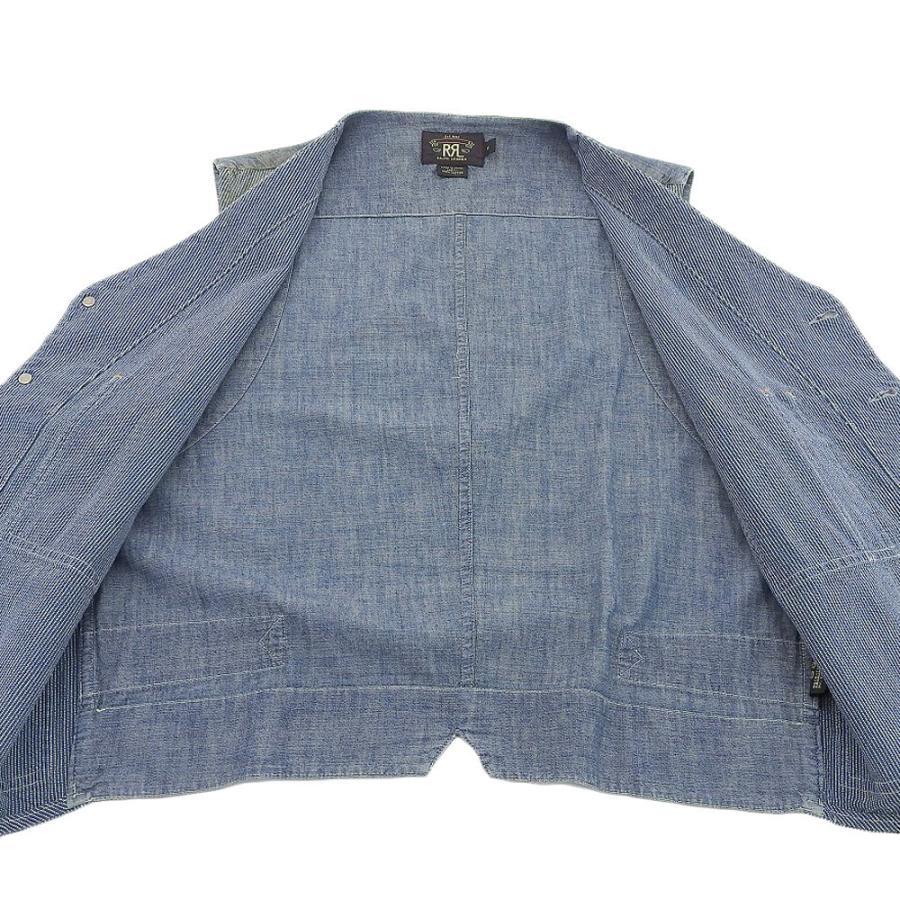RRL ダブルアールエル ヒッコリー デニム ストライプ ベスト 正規