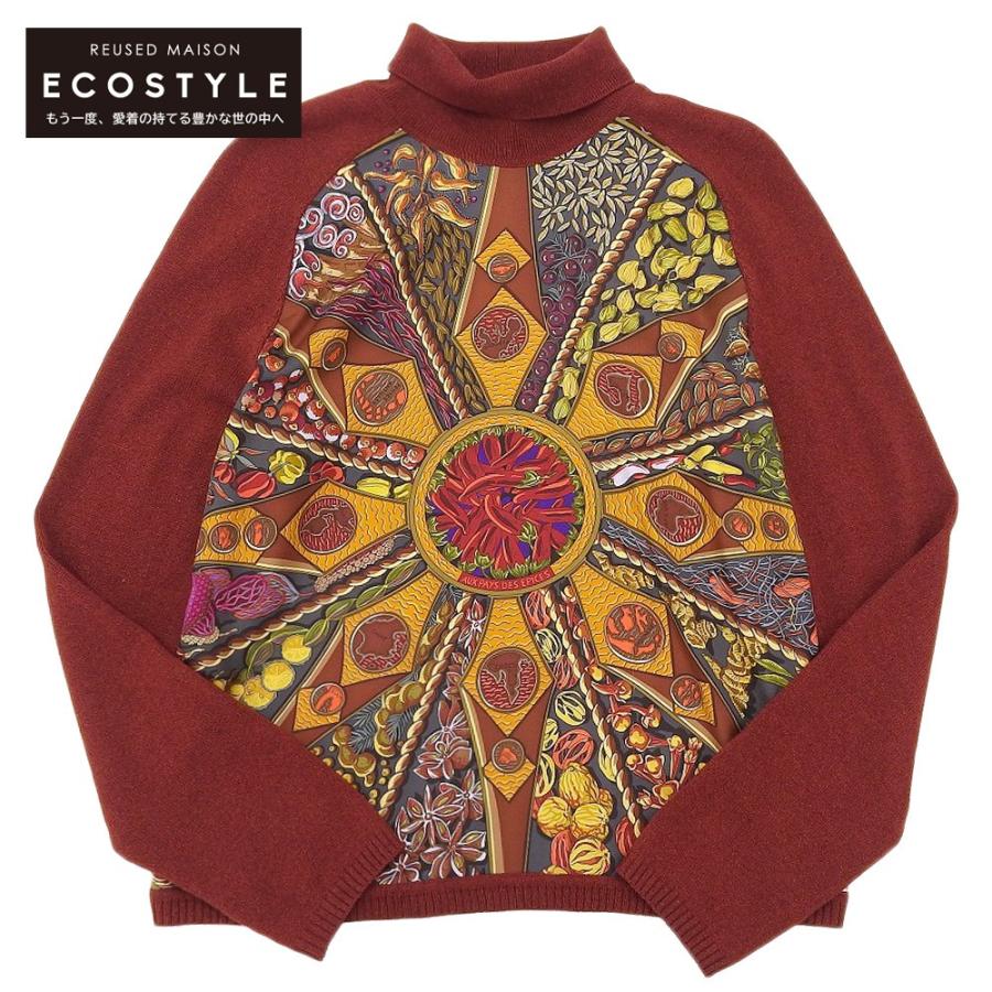 17500円 ランラン様専用 エルメス HERMES スカーフ 切り替え ニット