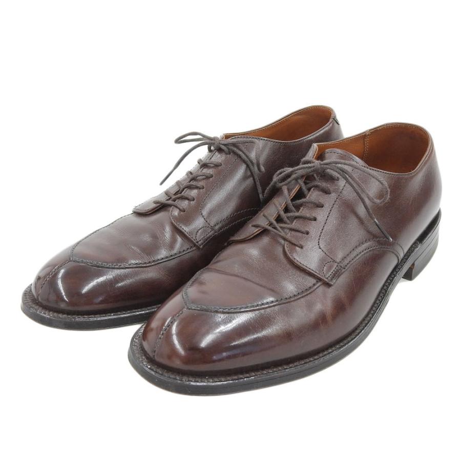 オールデン Alden Vチップ シューズ メンズ レザー ブラウン サイズ 8 