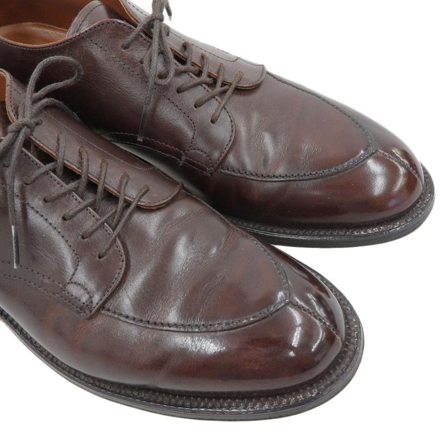 オールデン Alden Vチップ シューズ メンズ レザー ブラウン サイズ 8 