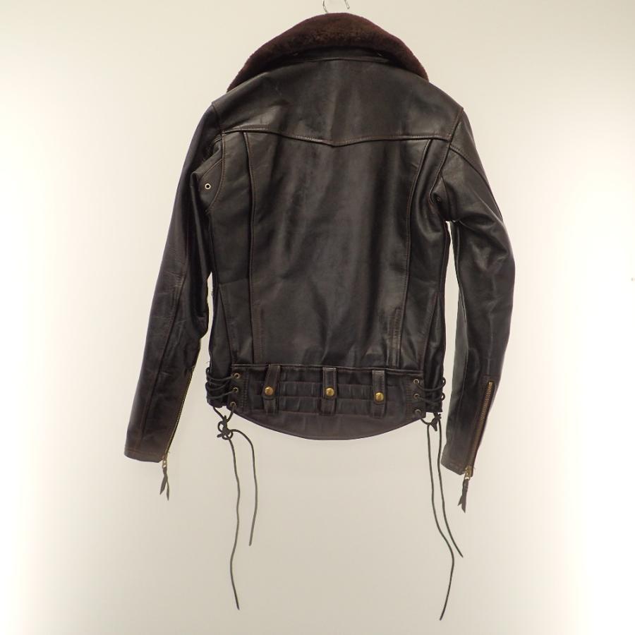 WESTRIDE ウエストライド WR-CHPW ムートンカラー付 レザー ダブル