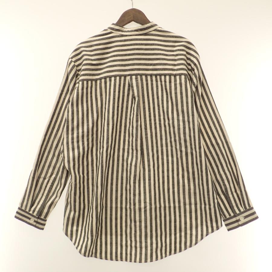 美品/ Marrakshi Lifeマラケシュ ライフ ストライプ バンドカラー 