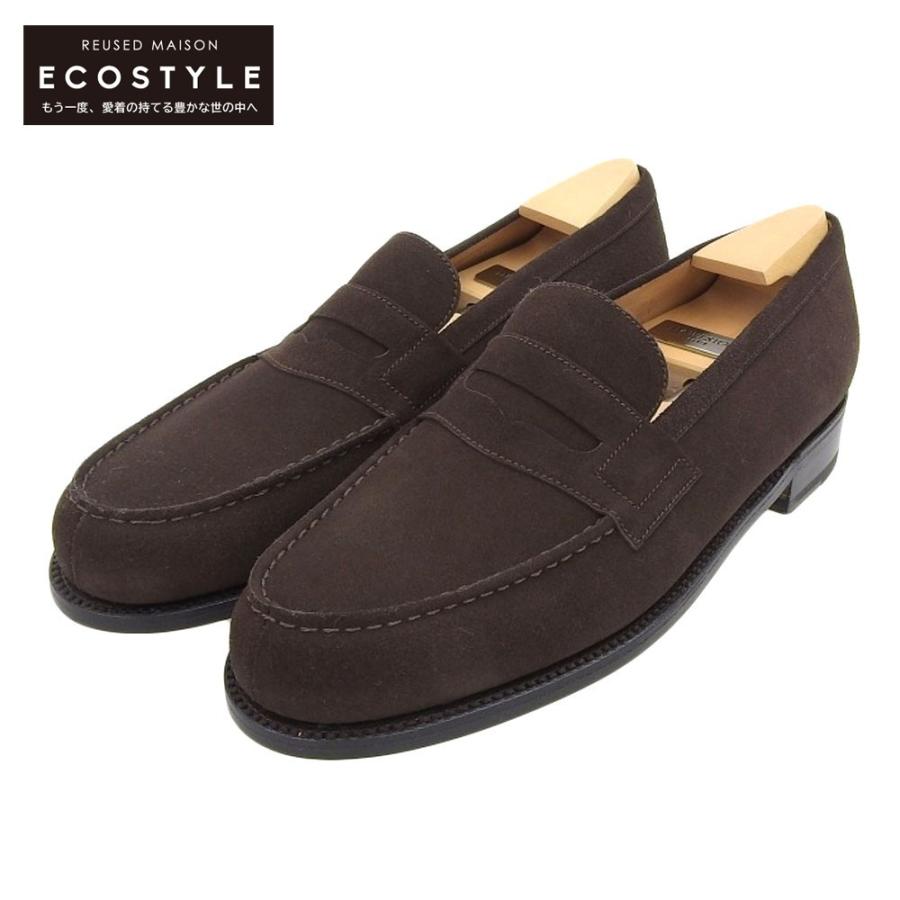 jmweston　ブラック スエード ローファー シグニチャーローファー ブラックゴートスエード