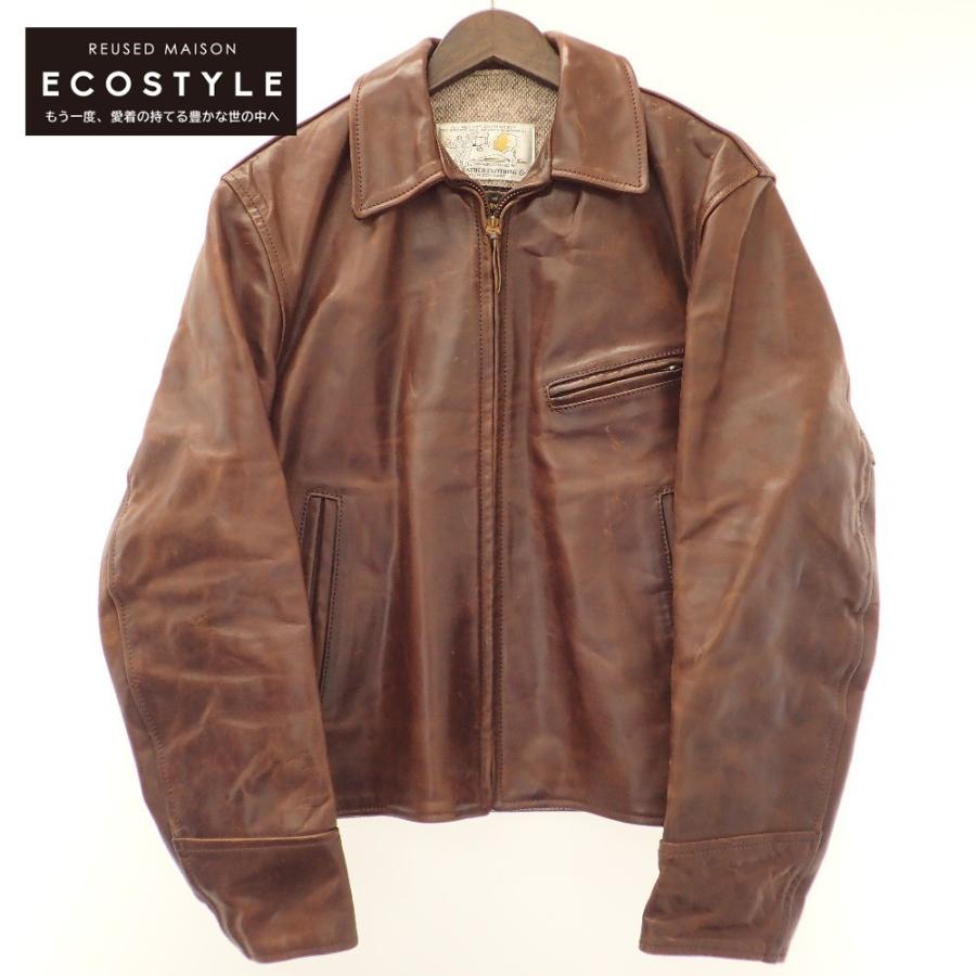 AEROLEATHER エアロレザー TALONジップ ハーフベルト ホースハイド