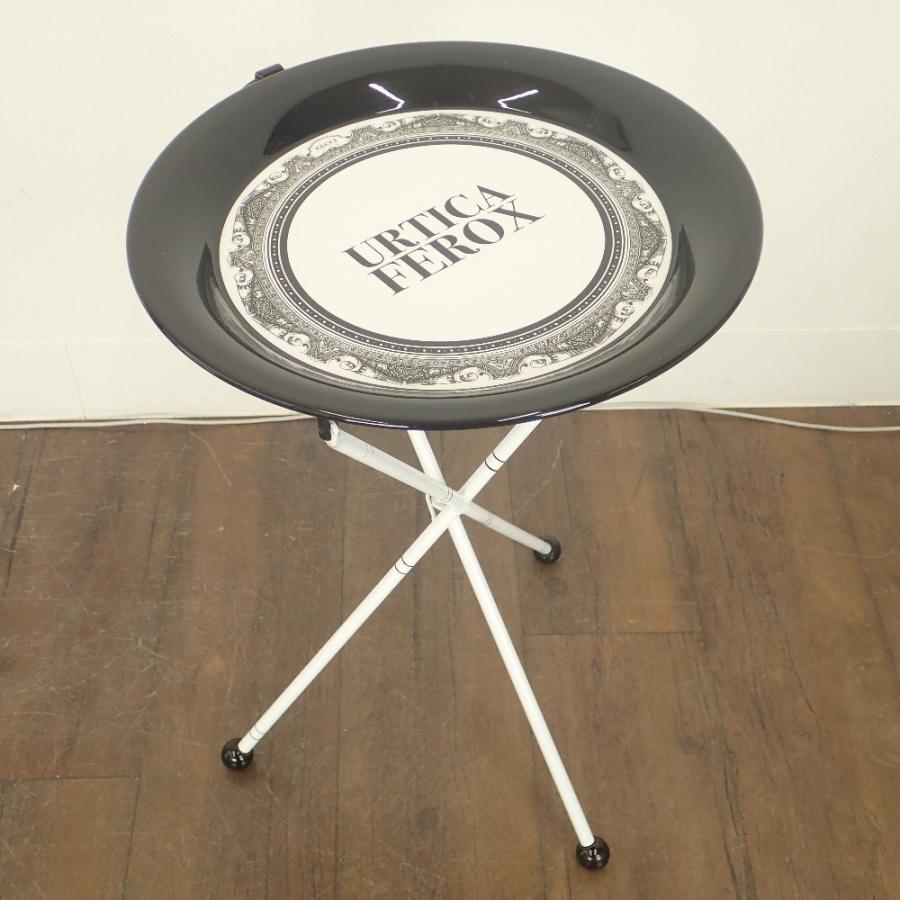 GUCCI（グッチ） URTICA FEROX 折り畳み式 メタルテーブル ブラック