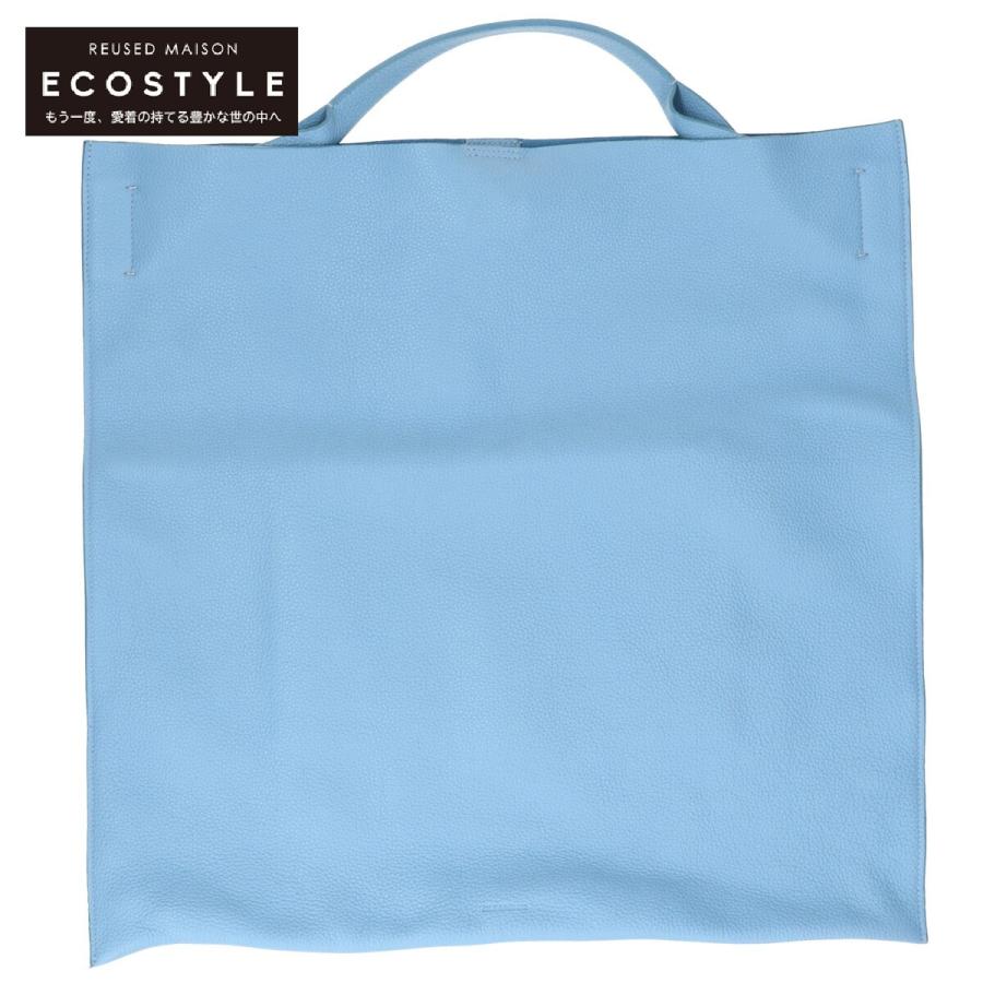 JIL SANDER ジルサンダー XIAO レザートートバッグ ライトブルー