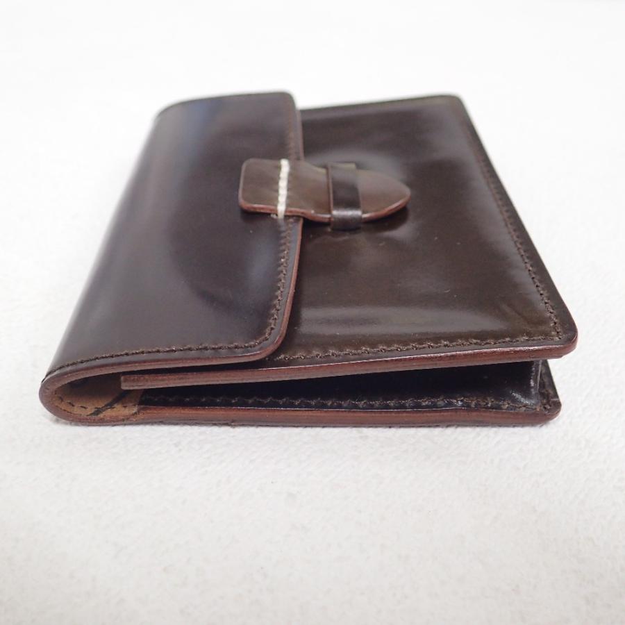 KREIS ミニ財布 KSW-003 Horweenシェルコードバン 色：モカ KREIS ミニ