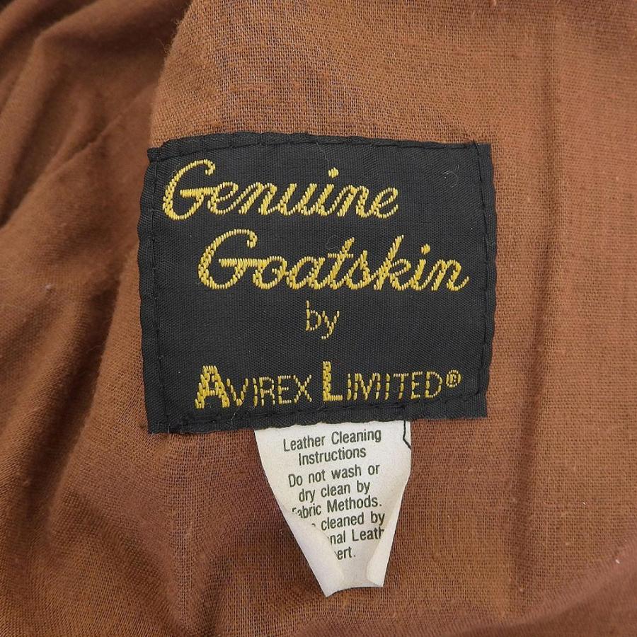AVIREX（アヴィレックス） MIL SPEC A-2 ゴートスキン フライト
