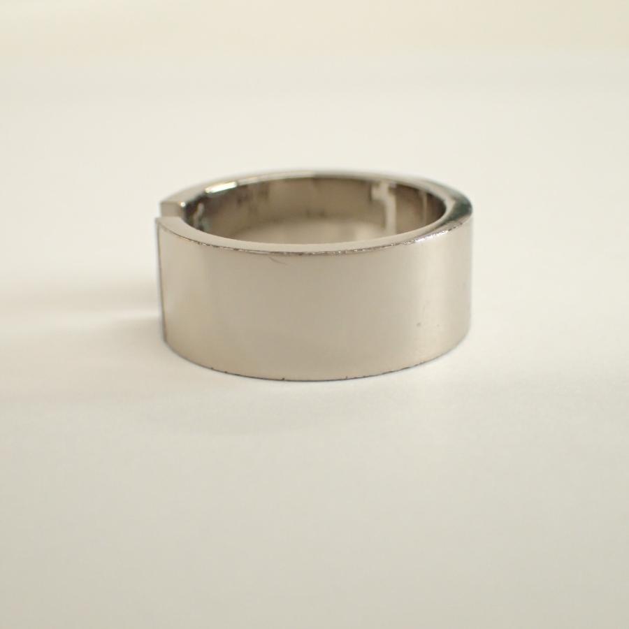 FENDI フェンディ 7AJ193B08F01LK Fロゴ リング・指輪 S ルテニウム