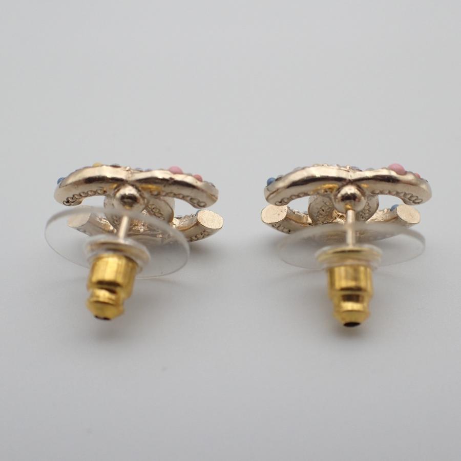 CHANEL（シャネル） 美品 C21C ラインストーン/マルチストーン装飾 CC