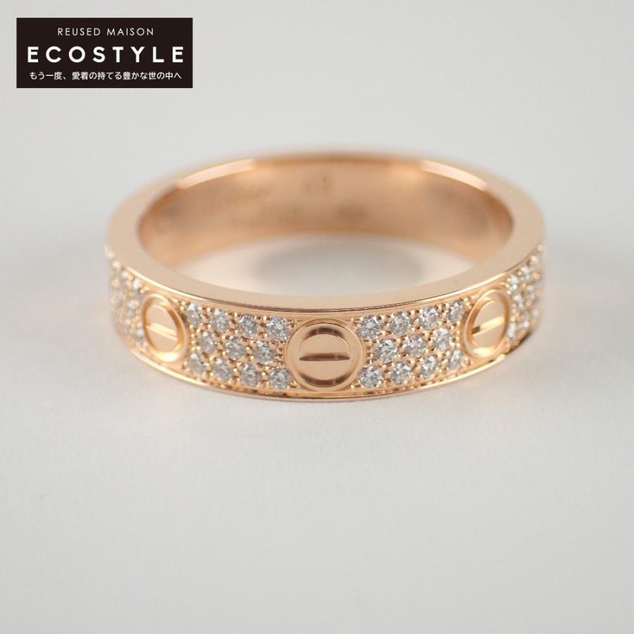 Cartier（カルティエ） 新品磨き K18 パヴェダイヤ MINI LOVE RING