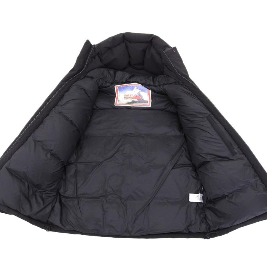 FIRST DOWN ファーストダウン ダウンジャケット レディース ブラック M