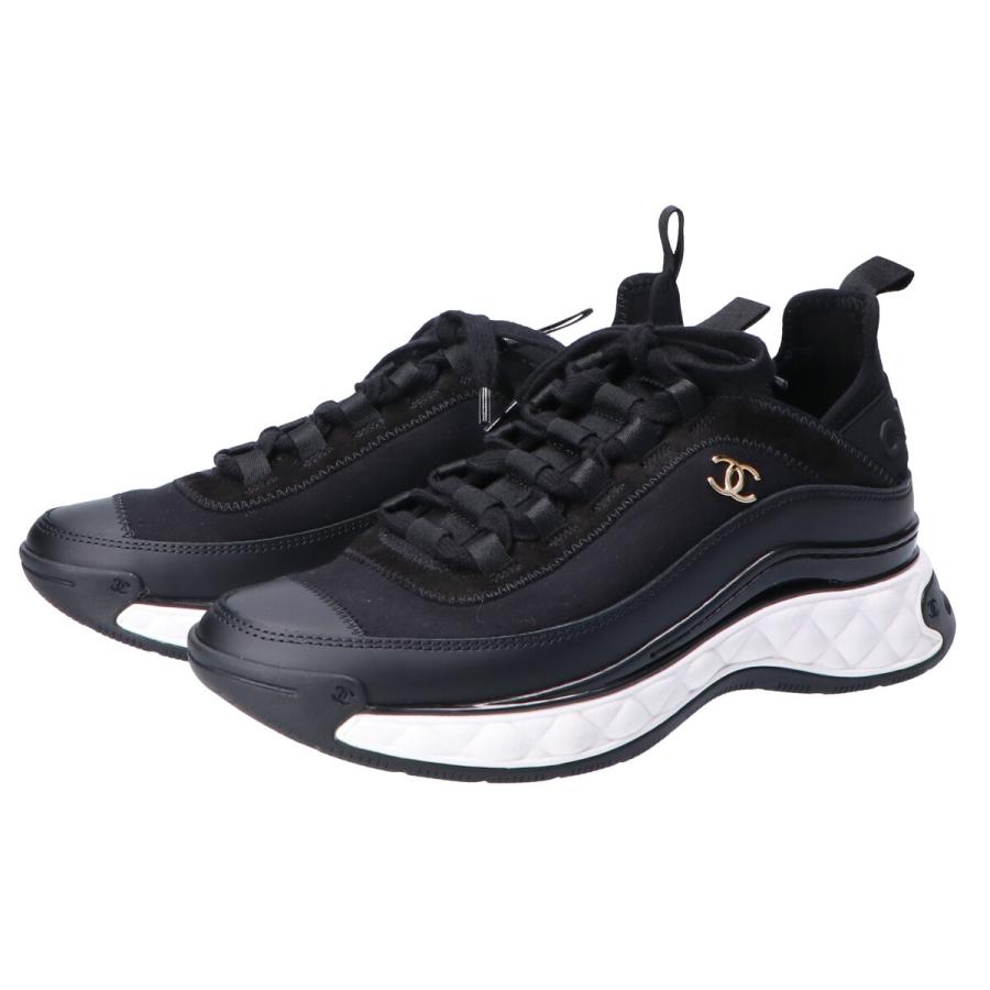 激安CHANELサイズ38スニーカー黒 シャネル(CHANEL)シャネル スニーカー スニーカー 靴 レディース