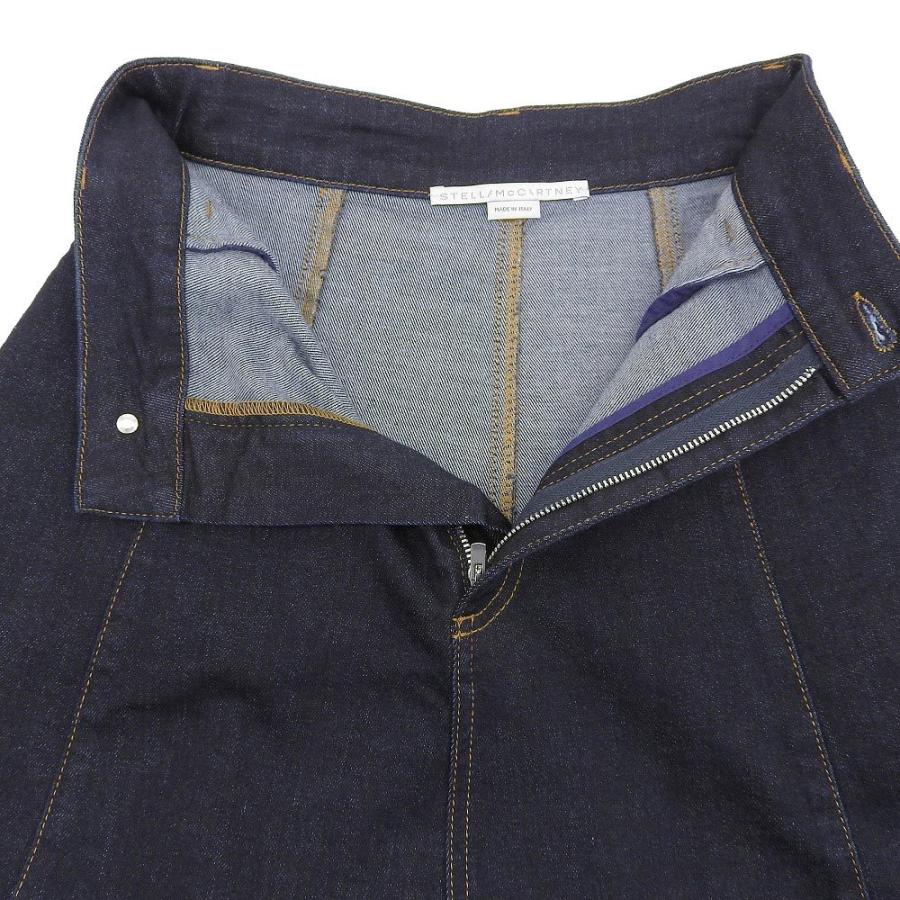 【新品・未使用】STELLA McCARTNEY/デニムスカート STELLA McCARTNEY（ステラマッカートニー）ひざ丈スカート 紺
