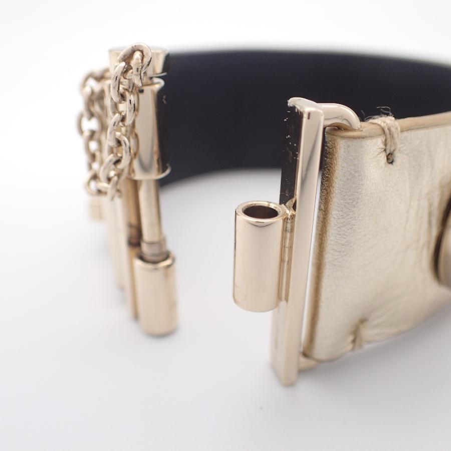 CHANEL メタリックラメバングル シャネル CHANEL メタリックラメ