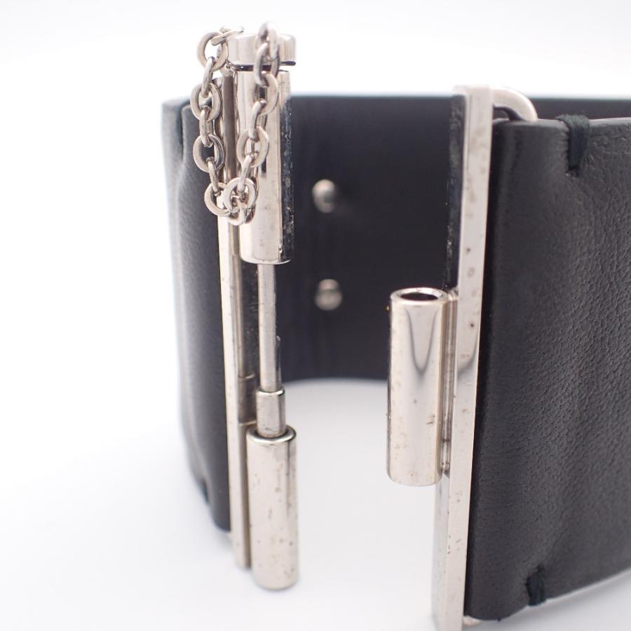 CHANEL（シャネル） P18K ラインストーン装飾 CCココマーク レザー