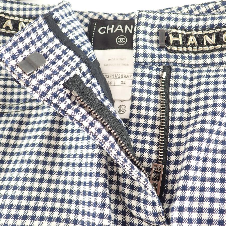 CHANEL（シャネル） 美品/国内正規 P53371V28957 ギンガムチェック  