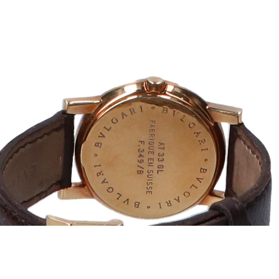 BVLGARI ブルガリ AT33GL 750YG アンフィティアトロ レザー