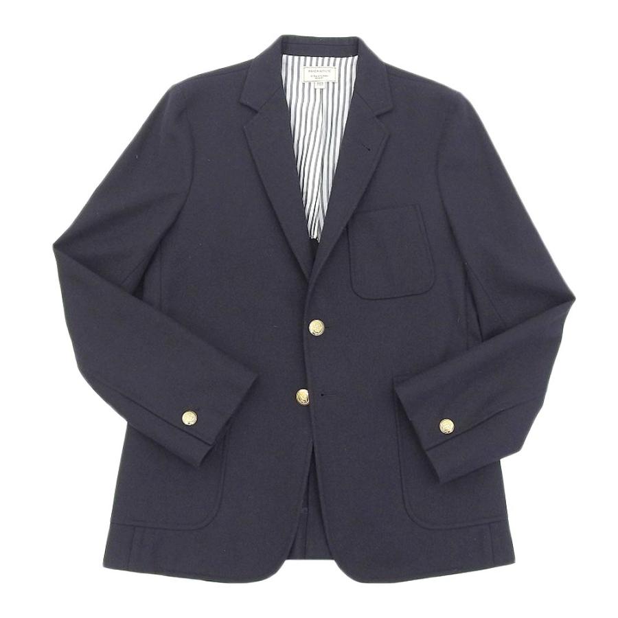 美品/ MAISON KITSUNE メゾンキツネ KMV-0354-B ウール 金ボタン 2B