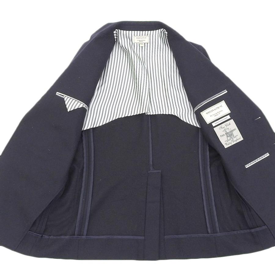 美品✨メゾンキツネジャケット MAISON KITSUNE（メゾン キツネ） 中綿入り ブルゾン VARSITY JACKET