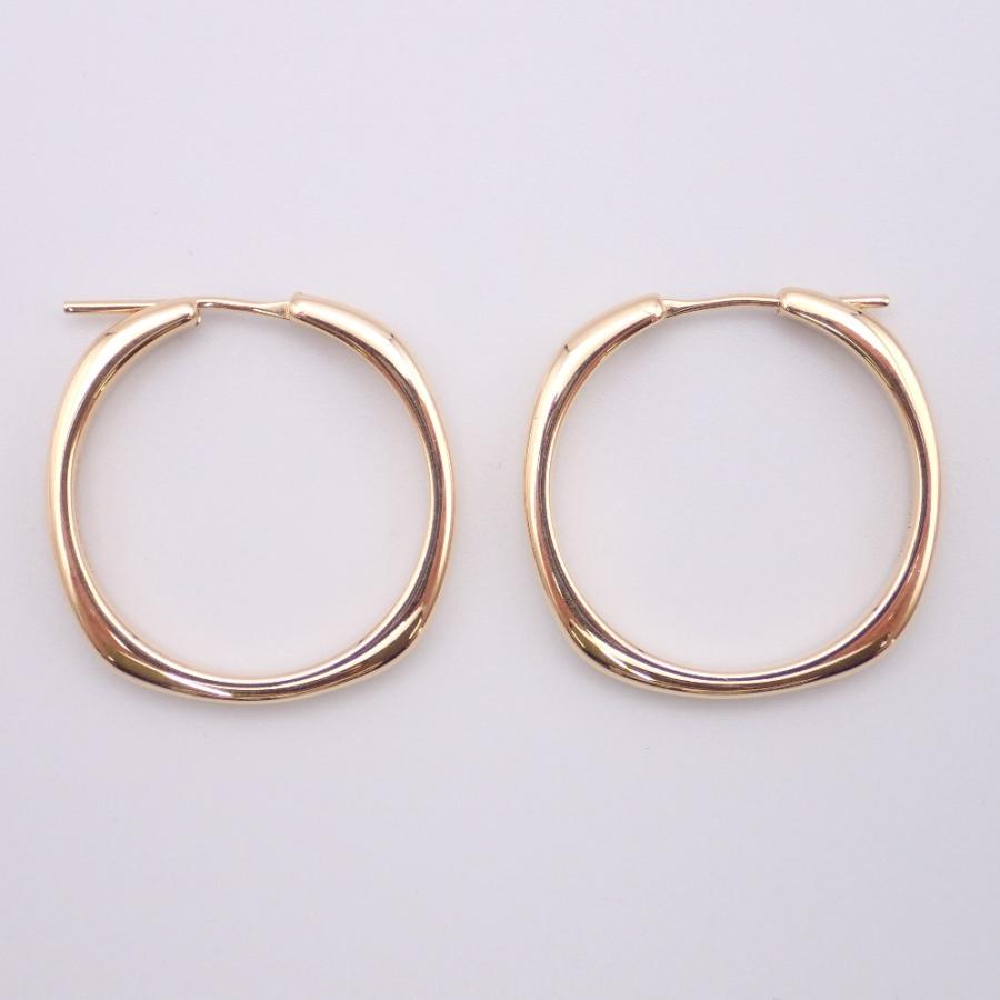 新品磨き TIFFANY＆Co. ティファニー K18 クッションフープ  