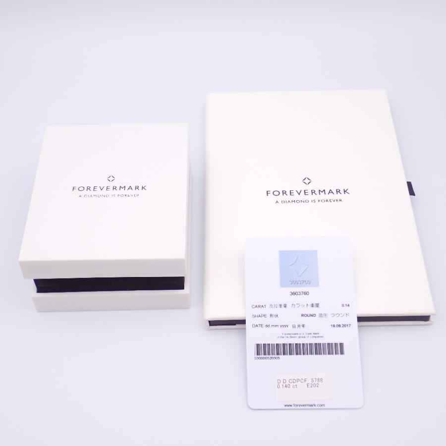 美品/ Forevermark フォーエバーマーク K18PG/ダイヤモンド0.14ct