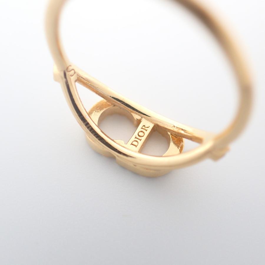 美品 Christian Dior クリスチャンディオール ラインストーン CDロゴ