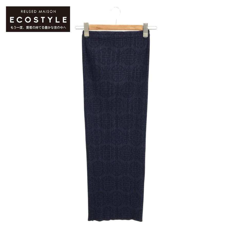 美品/ PLEATS PLEASE プリーツプリーズ PP82-JG713 総柄 サイド  