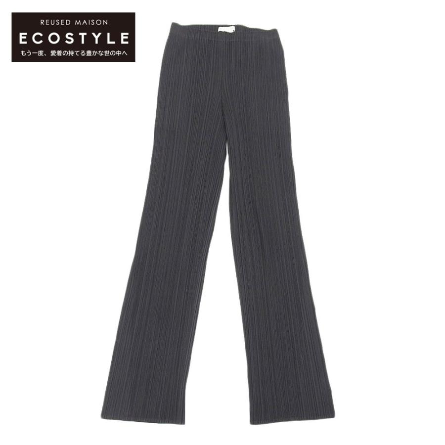 PLEATS PLEASE プリーツプリーズ　ワイドパンツ　黒　ポケット　ボタン PLEATS PLEASE プリーツプリーズ ワイドパンツ 黒 ポケット ボタン