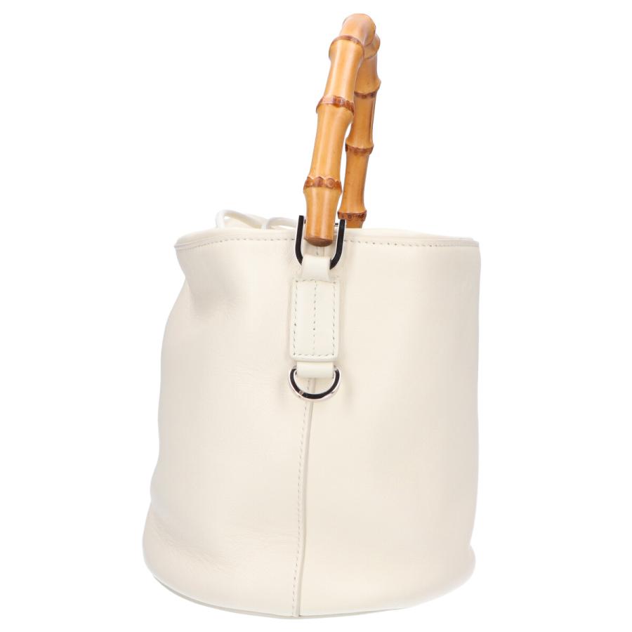 JIL SANDER（ジルサンダー） 美品 バンブーハンドル 2WAY ハンドバッグ 
