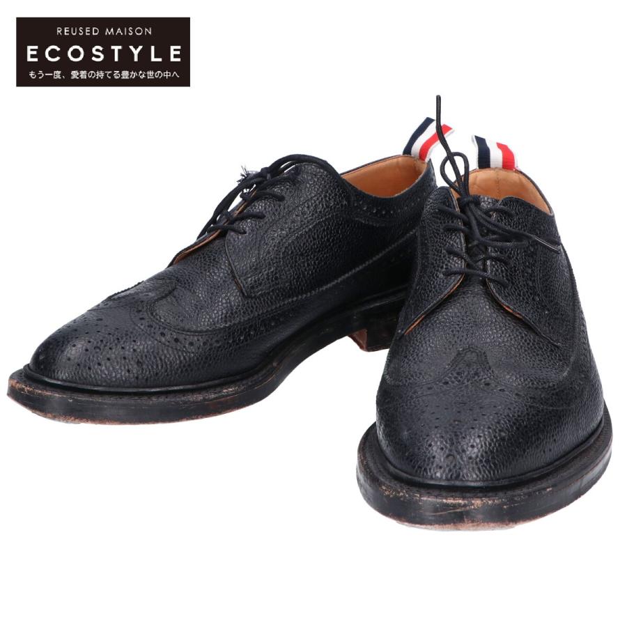 THOM BROWNE  ウイングチップ / フルブローグシューズ　US8 THOM BROWNE ウィングチップ US8/UK7 Pebble Grain Leather