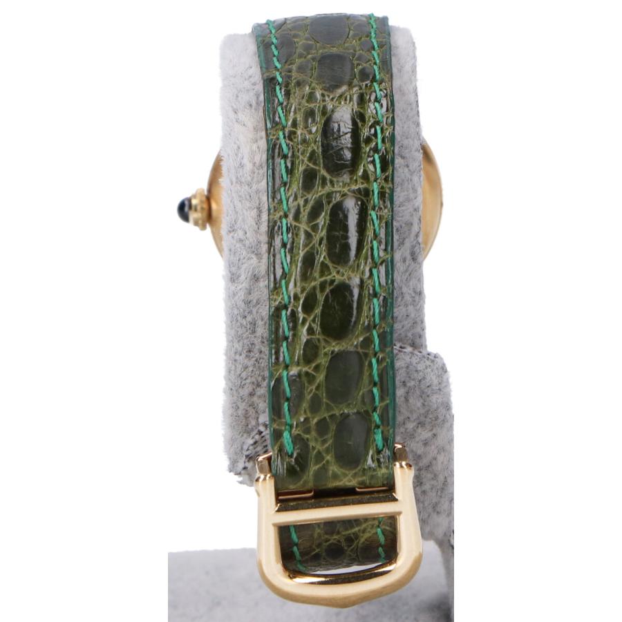 カルティエ　時計ベルト　クロコダイル　タンク　マスト　ヴェルメイユ Cartier カルティエ 590004 925 MUST VENDOME VERMEIL マスト